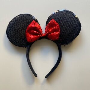 Sequins Minnie Mouse Ears Headband